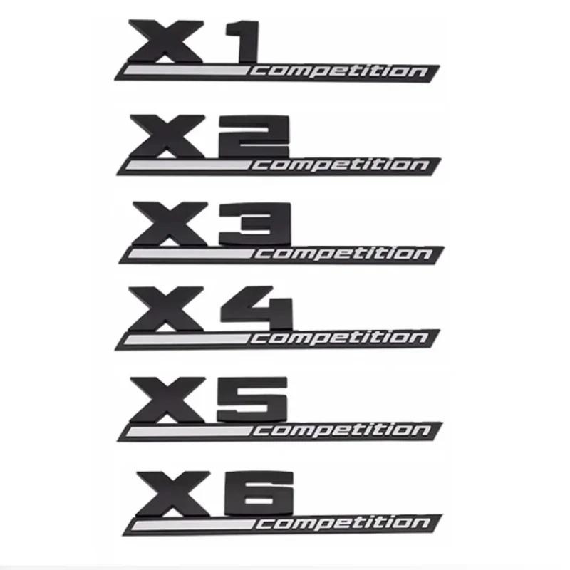3D ABS COMPETITION Car Trunk Badge Emblem Thunder Edition Sticker For M1 M2 M3 M4 M5 M6 M7 M8 X1M X2M X3M X4M X5M X6M X7M X5