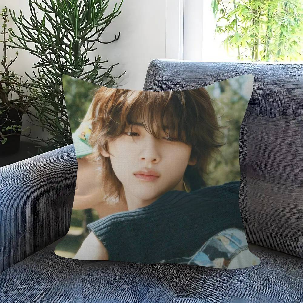 Singer J-J-Juhoon Korean Idols Pillow Cover Design Cushion Cover Decor Holiday Decorati
