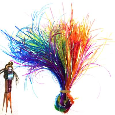 2 mm UV-Flashabou holografisches Lametta Stonefly Nymph Back Jig Body Wrap Lure Fishing Fliegenbindematerial