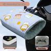 Widened Waterproof Winter Motorcycle Gloves with Fleece Lining, Windproof Handlebar Covers, Universal Fit for Electric Scooters