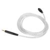 Silver Plated Earphone Cable 2.5mm 3.5mm 4.4mm Plugs Upgrade Detachable Earphone Cable Replacement