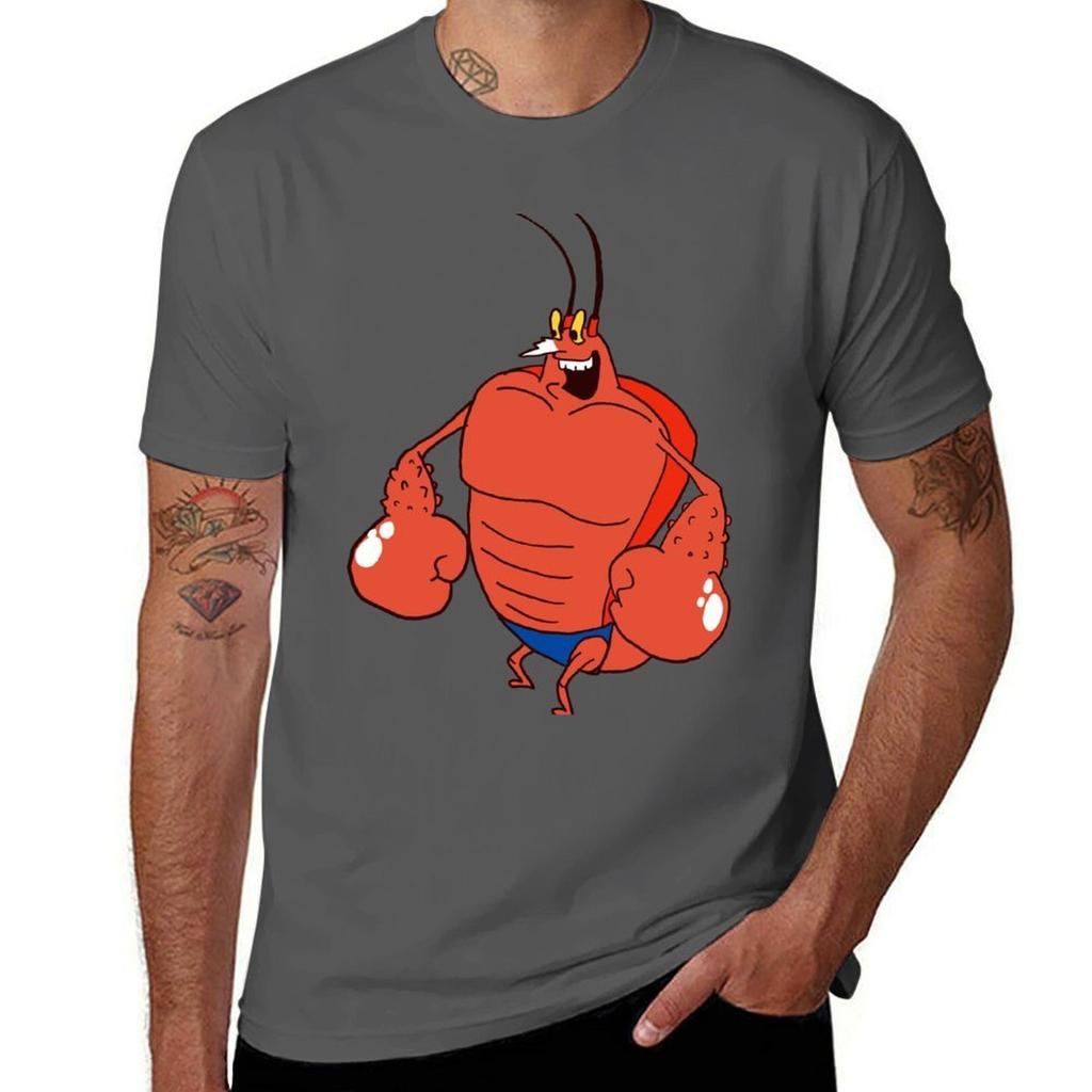 Larry The Lobster T-Shirt cotton t shirts high quality t shirts for man slim fit cotton t shirts man 100% T-Shirt