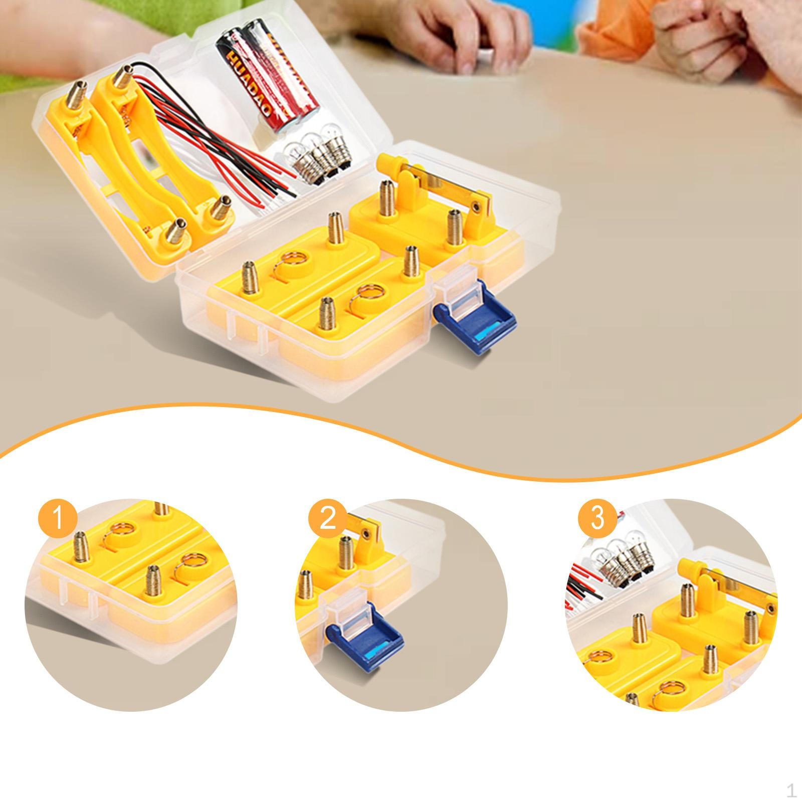 

Набор для изучения электричества в цепях. Научный эксперимент для занятий в классе.