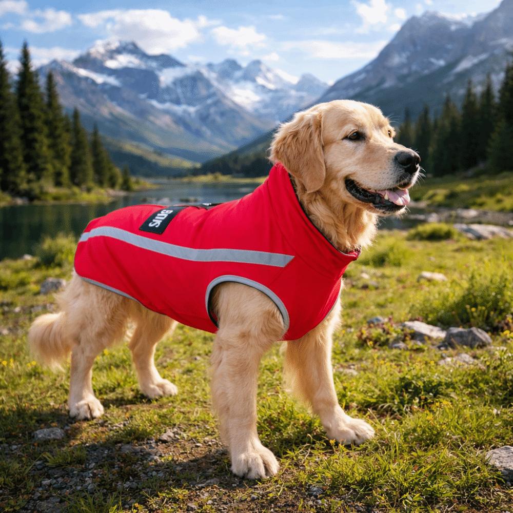 Reflektierende Hunde Weste Jacke Wasserdichte Hunde Warme Kleidung Hunde Sturmjacke Jacke Winter