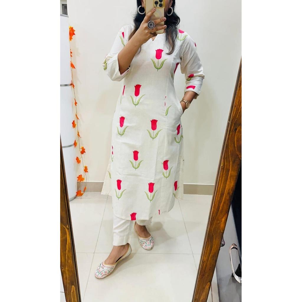 Women Party Wear Kurta Pant Set Indian Pakistani Top Tunic Kurti Designer SC-2312