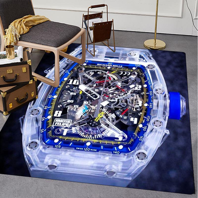 Swiss watch R-Richard Miller printed carpet high-end watch dial floor mat living room sofa room decorative art rugs