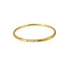 Minimalist Luxury: Japanese & Korean Fine Single Diamond Ring for Women, Titanium Steel, Stackable, No Fading