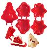 12Pcs Mini Hand Pie Molds with Dough Presser Thickened Plastic Cookie Mold for Holiday Baking Apples Pumpkin Acorn Shaped Acorn Pastry Cutters