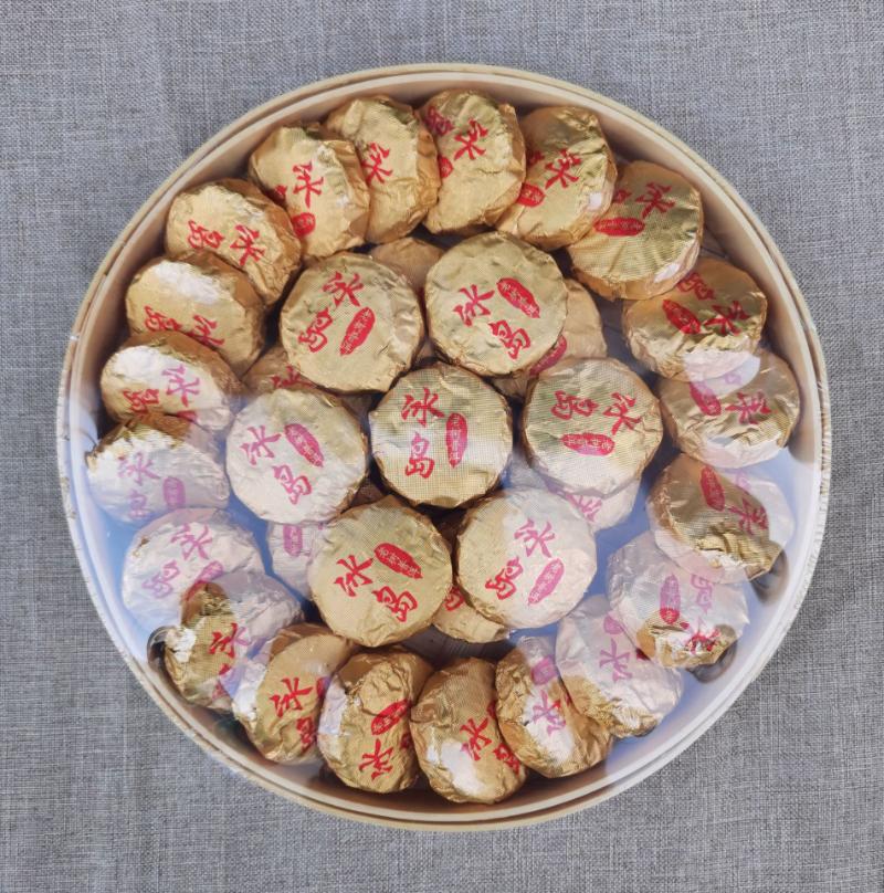 

280 г Юньнаньские исландские лепешки Лин Длинный сырой чай Пу Чай Мини Чай Туо Iceland