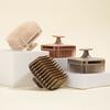 Yousheng Square Hair Scalp Massage Brush with Finger Strap Anti-Slip Hair Washing Scrubber for Deep Cleaning Exfoliating Relaxing Shower Shampoo Brush