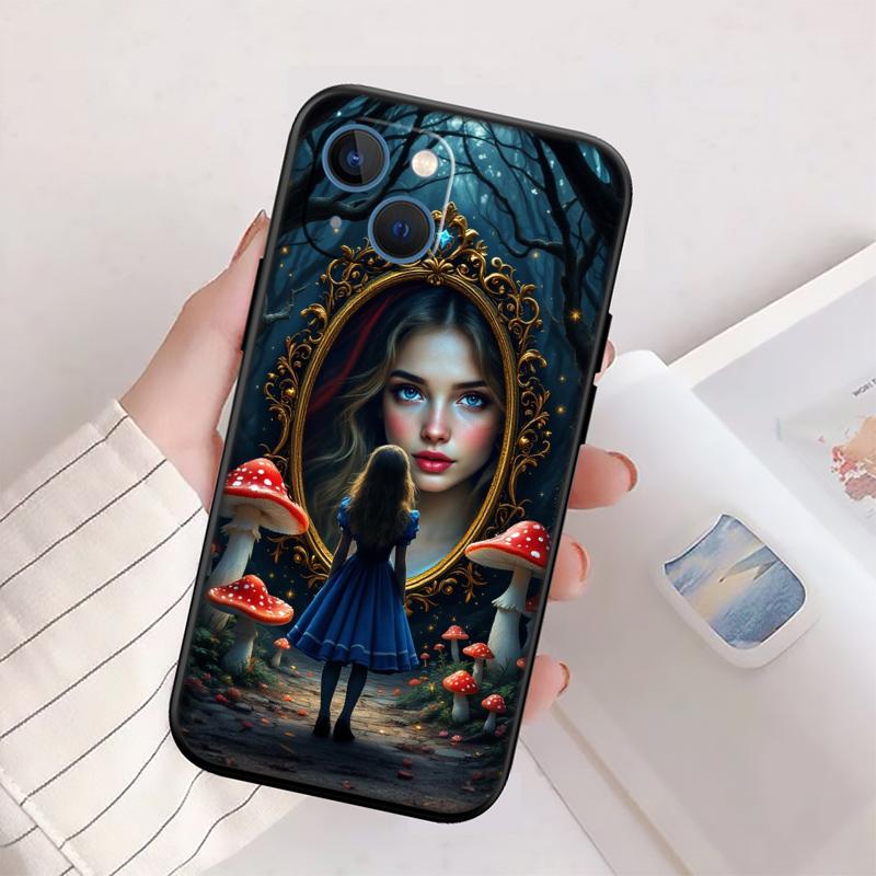 Alice in Wonderland Cat Princess New High-End Shell Phone Case for OPPO A3 Pro A72 A74 A76 A77 A77S A78 A79 A94 A95 A18 A40M A58