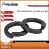High-Strength Blackened Metal Spring Washer - Anti-Loosening Elastic Circular Pad