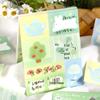 Patchwork Sticky Notes: Korean Style Little Diary, Tearable Student Reminder & Journal Material.