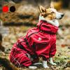Pet Dog Coat Outdoor Jacket Pet Waterproof Winter Warm Clothes Big Jumpsuit Reflective Raincoat For Medium Large Dogs
