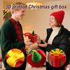 3D Printed Christmas Gift Box with Popup Tree Surprise Decorative Storage Box for Small Gifts Jewelry Holiday Home Desk Decor