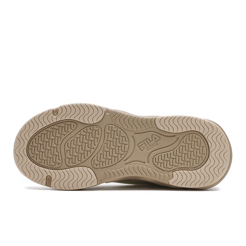 Fila Burger Fashion Versatile Trendy Casual Comfortable Low-Top Canvas Shoes Women Sneaker White Brown F12W532301FBB