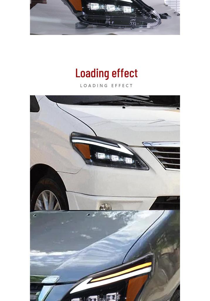 Toyota Innova 2012-2015 LED DRL & Flowing Turn Signal Headlight Assembly