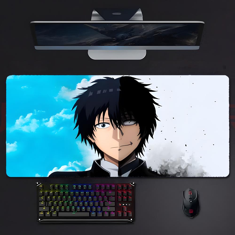 Dark Thrilling Anime TTomodachi Game Mouse Pad Mousepad Large Gaming Lockedge Thickened Pc Table Desk Mat