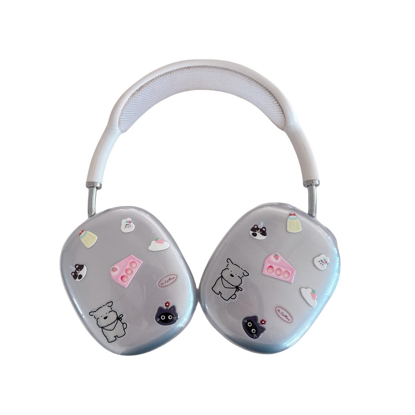Dog cake for apple AirPods max protective case headphone protective case AirPods cute Airpods MAX