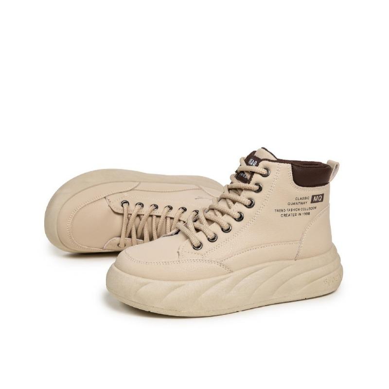 Spring and autumn high-top fashion women's little white shoes platform heightening casual shoes non-slip student board shoes women