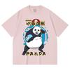 230 g/m² 100 % Baumwolle Jujutsu Kaisen V62 Panda-Print Unisex Schweres Baumwoll-T-Shirt