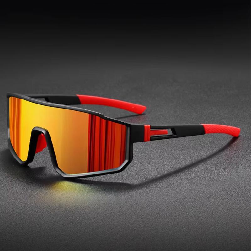Men's Oversized Bicycle Glasses Windproof Colored Coated Sunglasses For Bicycles Outdoor Sports Motorcycle Sunglasses 3258
