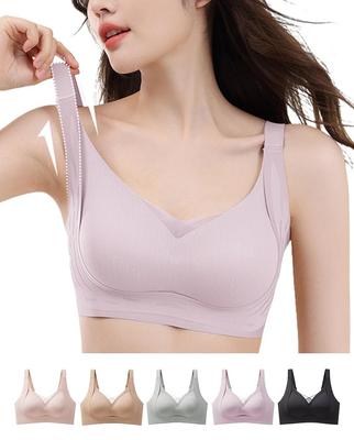 Sagging Prevention and Correction Seamless Seamless Beautiful Breasts Cross Mesh Neck High Side No Sports Cleavage Night Day and Night Use 2XL