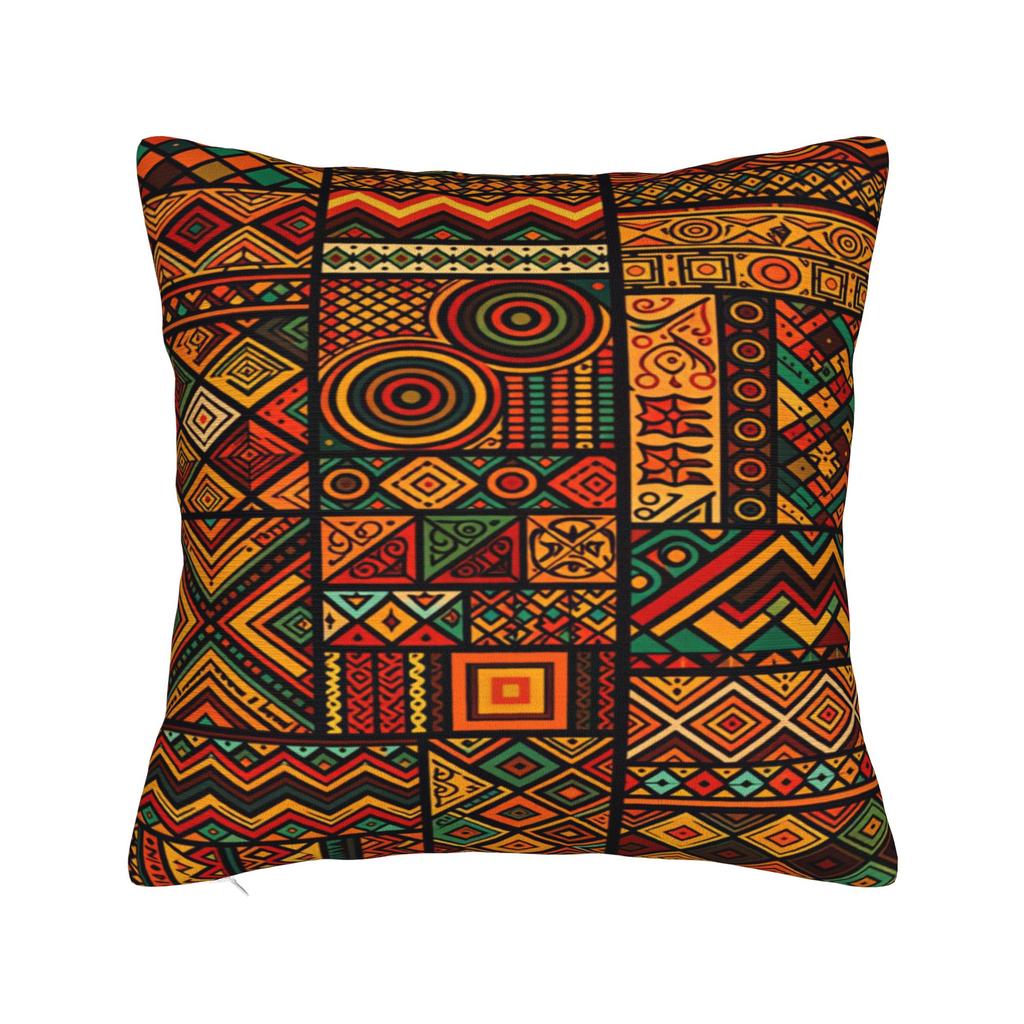 Ethnic Pattern Pillow Case  Comfy Pillow Cover For Sofa Home Decor Vintage Cushion Cover