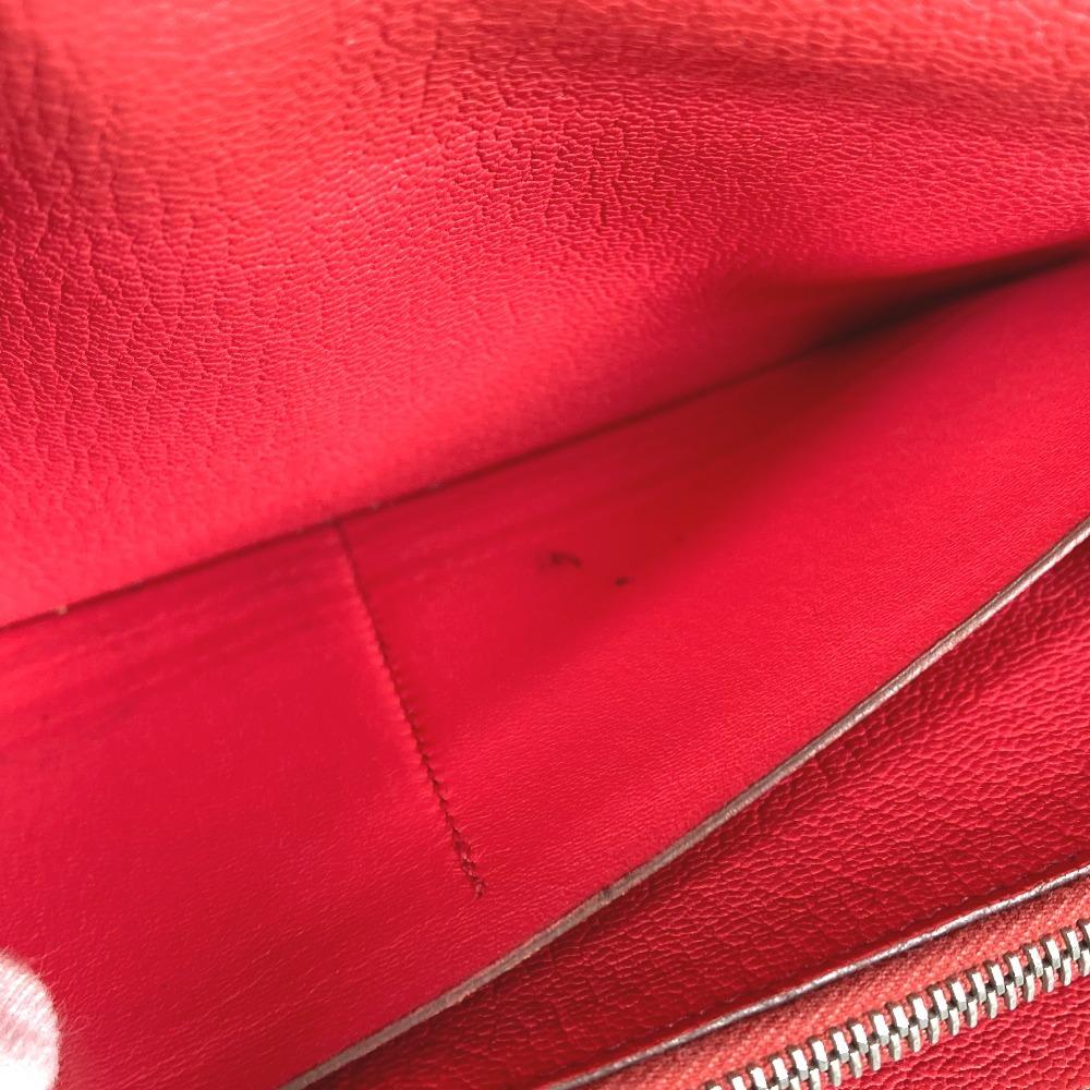 HERMES Kelly wallet Long wallet Long Wallet Chevre RedBased/SilverHardware
