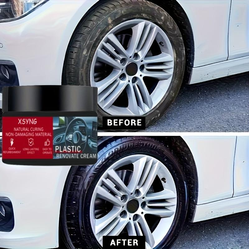 Autopoliturpaste, Reparaturpaste für Armaturenbrett im Autoinnenraum, Reifen, Sofasitzpflegepaste mit mehreren Kapazitätsoptionen, geeignet für Autoräder und Innenräume