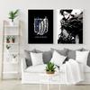 1 Stück Attack On Titan Poster Selbstklebende Kunst Wasserdichter Papieraufkleber Kaffeehaus Bar Raum Wanddeko