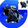 Car Vinyl Skull Skeleton Stickers Truck Window Wrap Decals Motorcycle Funny Sticker Car