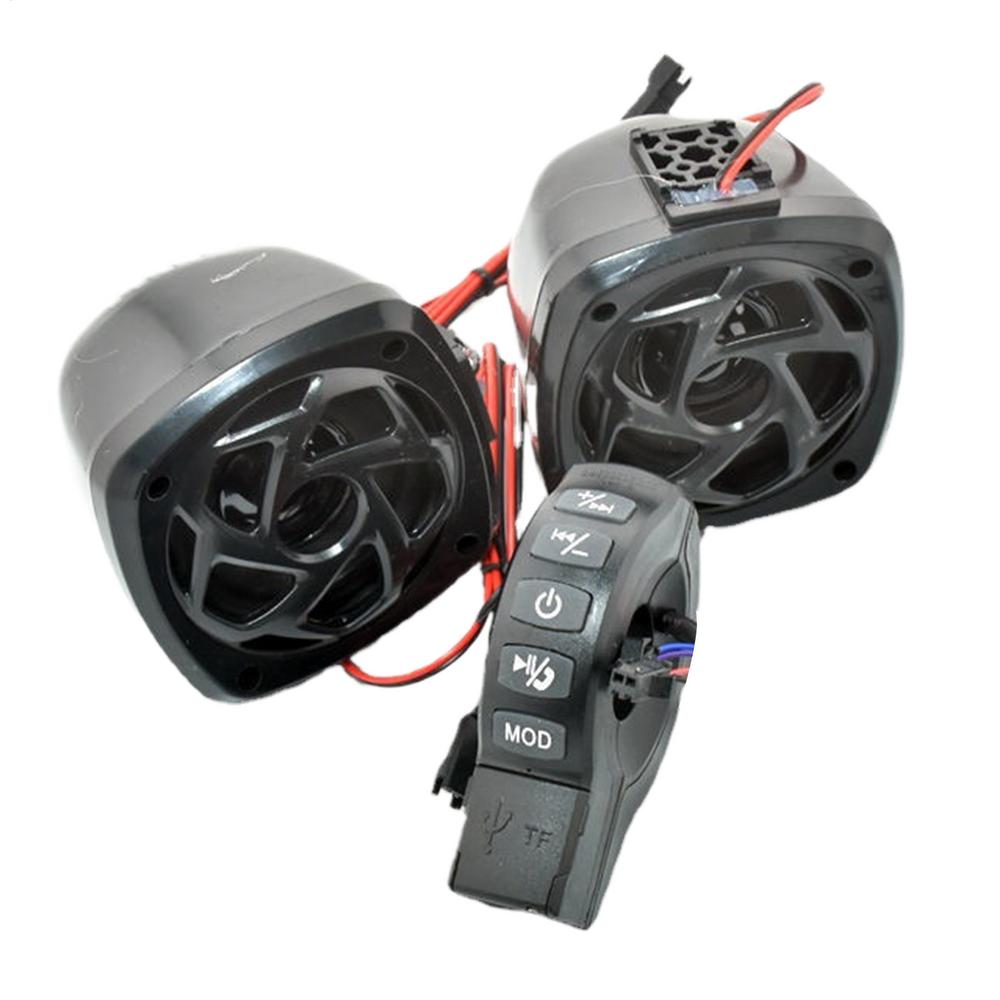 Motorcycle Bl Uetooth Speaker Waterproof FM Radio Speaker Riding Accessories Motorcycle Audio System Music Player 3 Modes