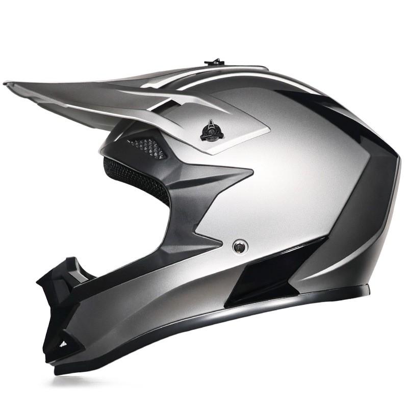 Offroad-Motorradhelm Herren Damen ABS Integralhelm Dirt Bike Große Größe Belüftet Trail Riding