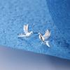 Ear Retro Literary Temperament Earbone Nails Flying Bird Niche Small Bird Ear Jewelry