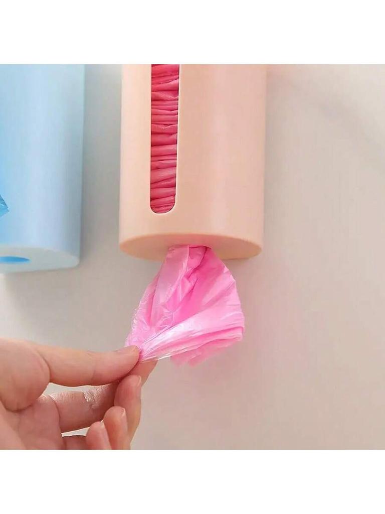 4 pièces Boîte de rangement pour sacs poubelles Support mural pour sacs poubelles Conteneur pour sacs en plastique de cuisine Distributeur de sacs poubelles pour salle de bain Organiser