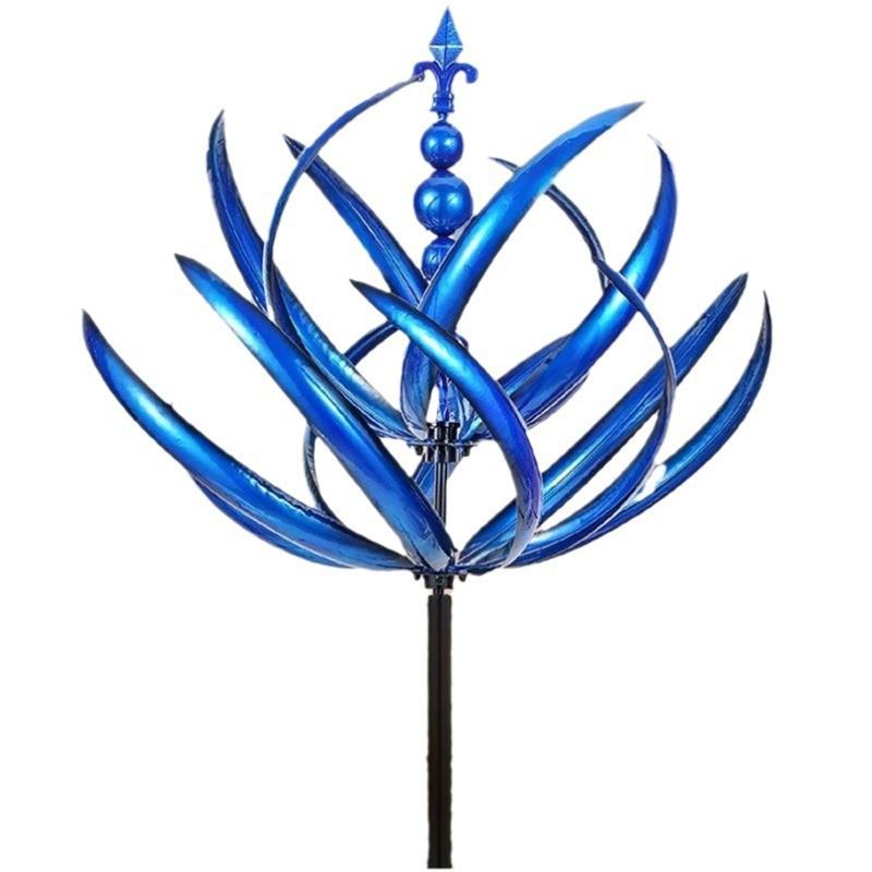 Metal Iron Art Outdoor Rotating Gyro Windmill Spinner