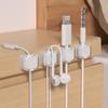 Transparent Magnetic Cable Organizer - Desktop Charging Cable Holder & Plug Hook