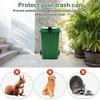 Trash Can Lid Lock  Garbage Strap Adjustable 76-130mm Outdoor Proof Trash Can Strap For Preventing Animals Squirrels Dogs Bears