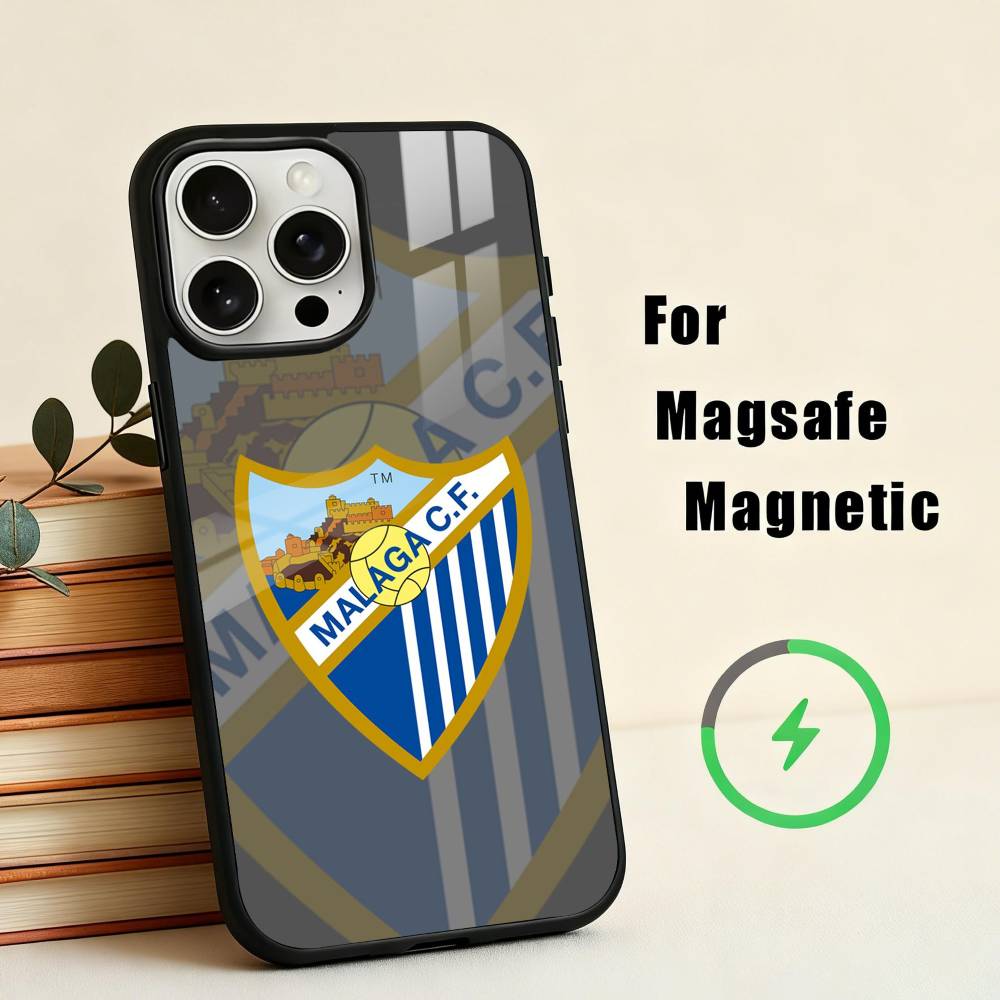 

Крутой чехол M-Malaga-A C-CF-F для iPhone 17, 16, 15, 14, 13, 12, 11 Plus, с покрытием для магнитной беспроводной зарядки iPhone11PRO
