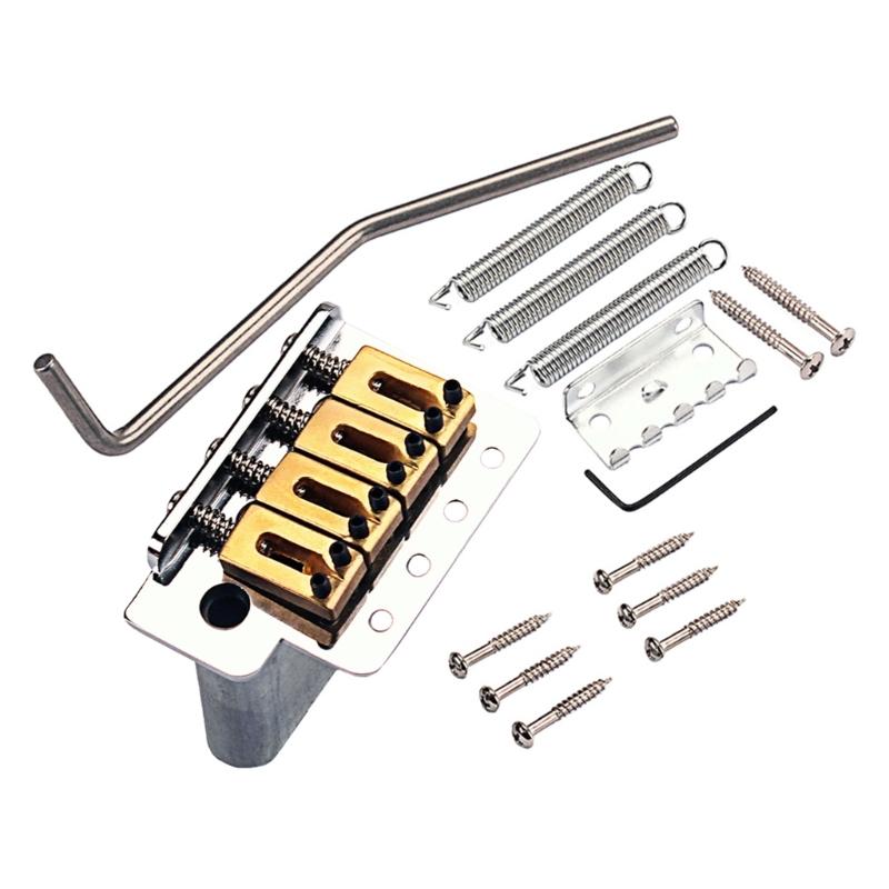4 String Cigar Box Guitar Tremolo Bridge Kit for Four-Stringed Instruments