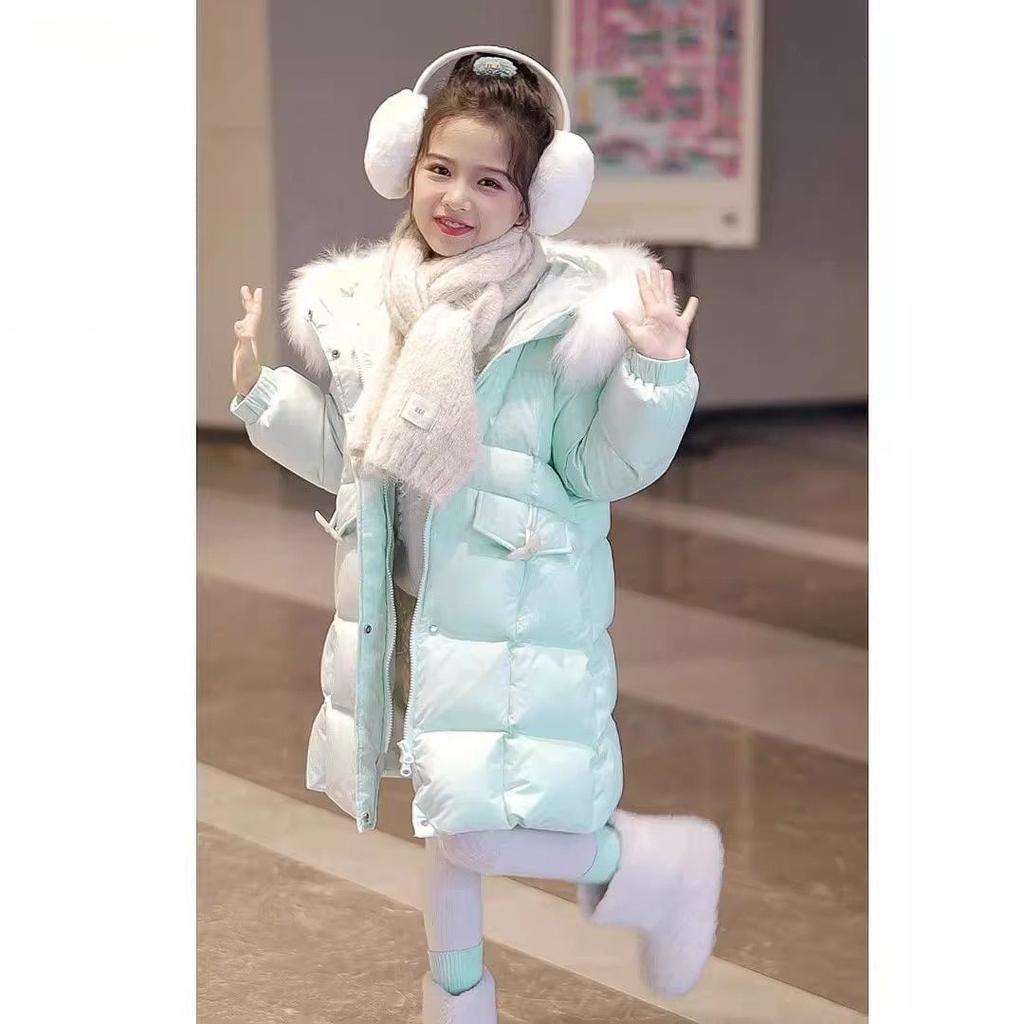 Modische Baumwollgepolsterte Kleidung für Mädchen, Kinder Daunen-Baumwollgepolsterte Kleidung, Winter Baumwollgepolsterte Jacken