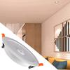 12W AC85?265V LED Ceiling Light Downlight Human Body Sensor Recessed Lamp for Home Indoor (Warm