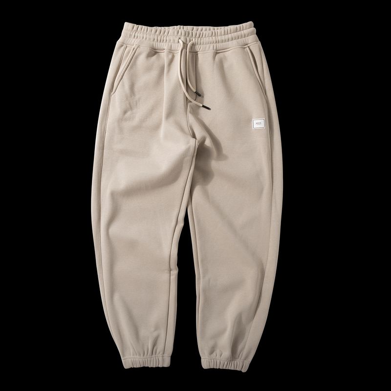 Men's Sweatpants Autumn and Winter New Style Fleece-Lined Thick Warm Loose Casual Versatile Jogger Pants Trendy Long Pants