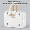 Space Saving Socket Extender 2Pin to 3Pin/2Pin Socket Transition Safe Electrical Accessory Household Travel Essential