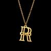Atoztide 2022 New Customized Name Necklace Stainless Steel Letter Summer Choker Chain Pendant for Women Nameplate Gift
