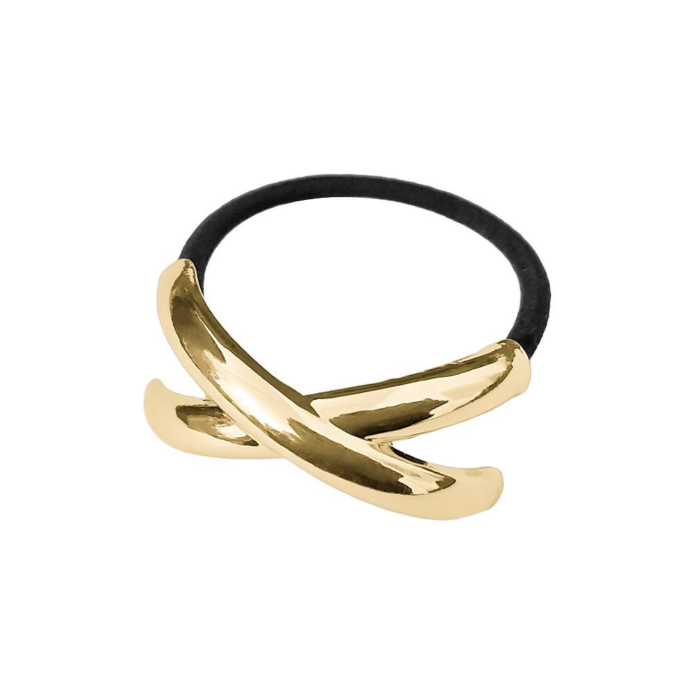 Mode Punk Geometrische Metall Haarspangen Elastische Haargummis Haarseil Stirnbänder Für Damen Mädchen Haarschmuck Geschenke