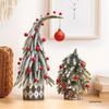 Small Crooked Neck Christmas Tree Ornament for Desktop Decoration