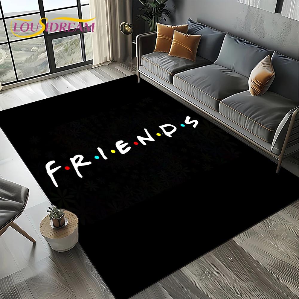 Koberec kobereček Central Perk přátelé TV seriál pro obývací pokoj ložnici domov dekorace pohovky, koberec do dětského koutku protiskluzová podložka na podlahu dárek