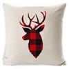 New Christmas Pillowcase Cushion Car Waist Protector Bedside Pillowcase Christmas Linen Pillowcase
